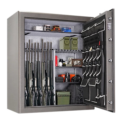 Cannon 81 Long Gun, E-Lock, 75 Min. Fire Rating, Gun Safe, Gray