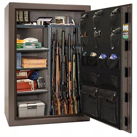 Liberty Safe Revere, 64 Long Gun + 6 Handgun, E-Lock, 60 Min Gun Safe, Midnight Bronze