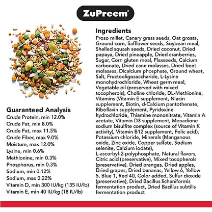 ZuPreem Zp Smartselects Cocktiel 12/2.5 lb.