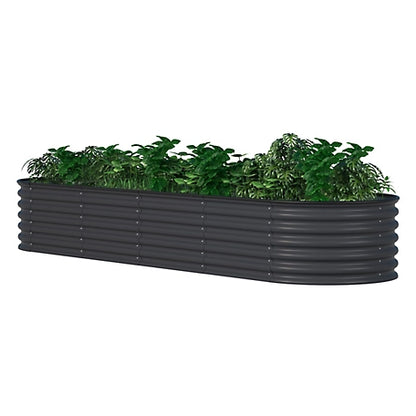 Veikous 9-in-1 Modular Metal Raised Garden Bed Kit