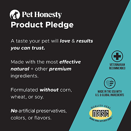 Pet Honesty Hemp Calming Chicken Flavor Soft Chews Dog Supplements