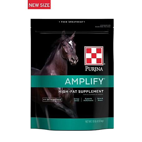 Purina Amplify High-Fat Horse Supplement, 10 lb. Bag