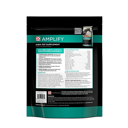 Purina Amplify High-Fat Horse Supplement, 10 lb. Bag