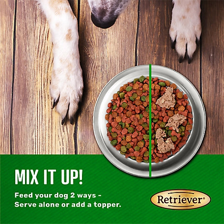 Retriever Adult Complete Nutrition Mini Chunk Savory Chicken Recipe Dry Dog Food, 50 lb. Bag