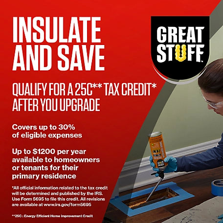 GREAT STUFF Smart Dispenser Gaps and Cracks Insulating Foam Sealant, 12 oz.