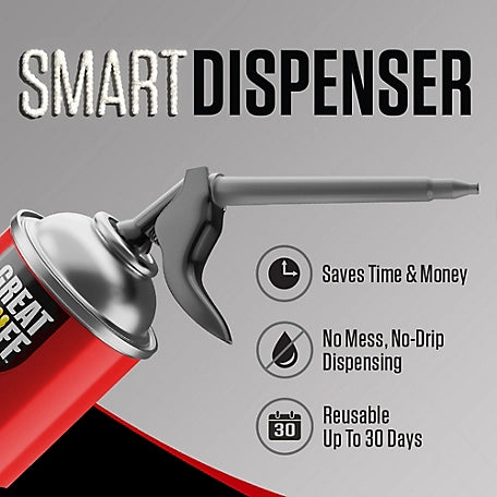 GREAT STUFF Smart Dispenser Gaps and Cracks Insulating Foam Sealant, 12 oz.