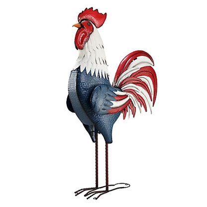 Red Shed 6ft. Patriotic Rooster