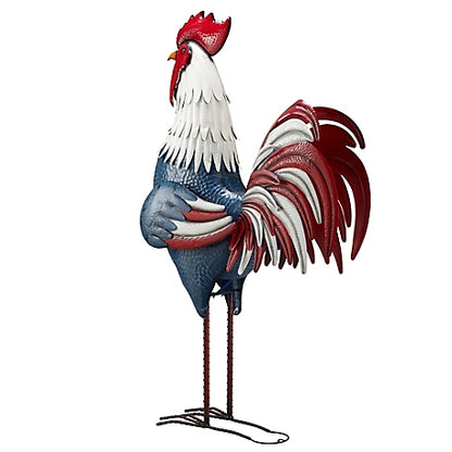 Red Shed 6ft. Patriotic Rooster