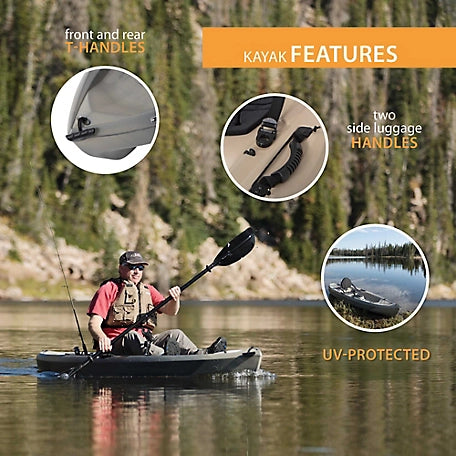 Lifetime Tamarack 10 Ft. Sit-on-Top Angler Kayak, Recon Fusion