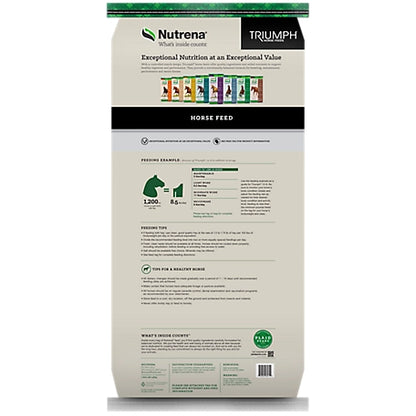 Nutrena Triumph 12-8 Horse Feed Pellet 50 lb.