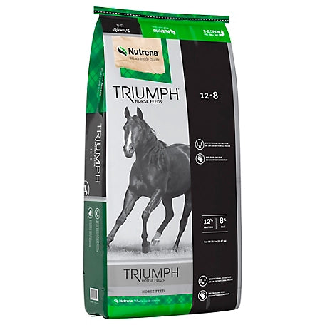 Nutrena Triumph 12-8 Horse Feed Pellet 50 lb.