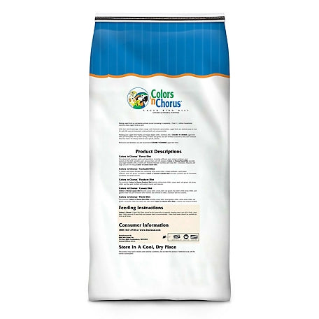 Blue Seal Colors 'N Chorus Cockatiel Diet, 50 lb. Bag