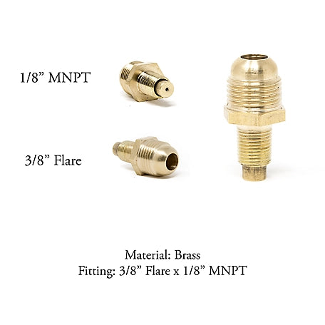 Gas One High Pressure Propane Regulator with 4 ft. Steel Braided Hose with male end orifice