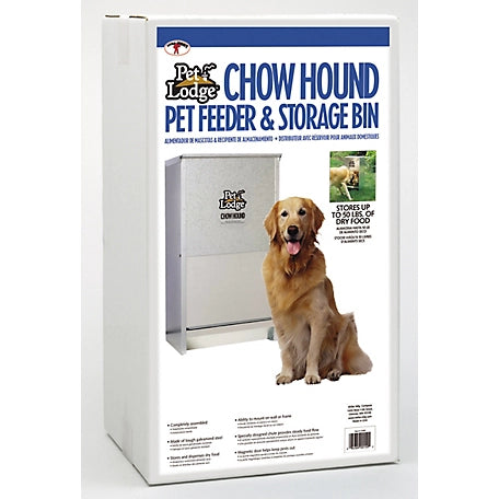 Pet Lodge Chow Hound Dog Feeder, 50 lb. Capacity