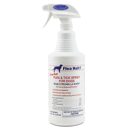 Flea Halt Flea and Tick Spray Plus Citronella Scent for Dogs, 32 oz.