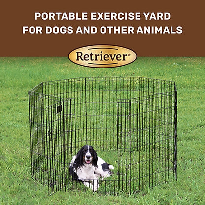 Retriever 36 in. Step-Thru Exercise Pen for Dogs