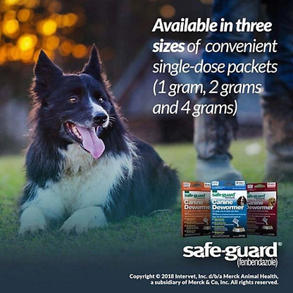 Merck Safe-Guard Canine Dewormer for Puppies and Dogs, 2g