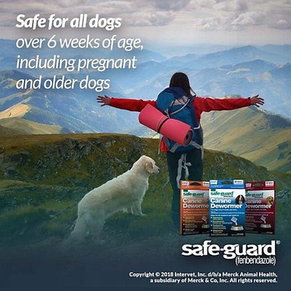 Merck Safe-Guard Canine Dewormer for Puppies and Dogs, 2g