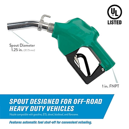 GPI Auto Diesel Nozzle, 1 in., 906008-570M12TSC