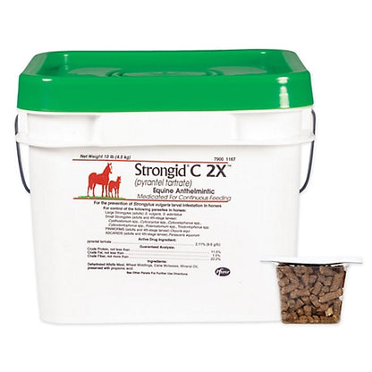 Zoetis Strongid C2X Equine Anthelmintic Dewormer, 10lb