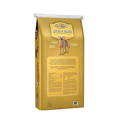 Retriever Bites and Bones Adult Savory Chicken Recipe Dry Dog Food, 50 lb. Bag