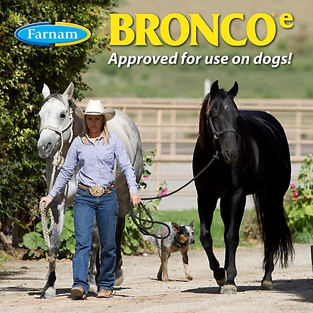 Farnam Bronco E Equine Fly Spray Plus Citronella Scent, 1 qt