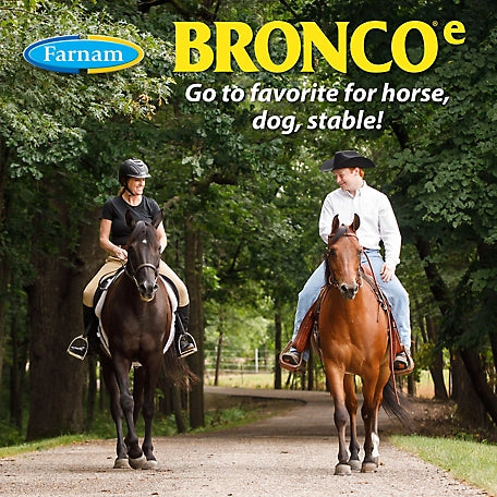 Farnam Bronco E Equine Fly Spray Plus Citronella Scent, 1 qt