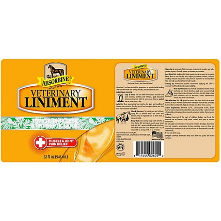 Absorbine Veterinary Horse Liniment, 32 oz.