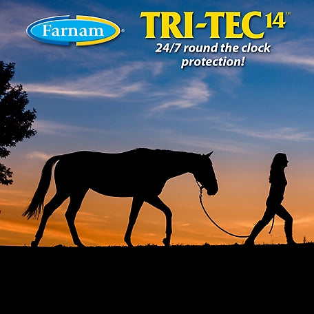 Farnam Tri-Tec 14 Fly Repellent for Horses, 1 gal.