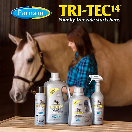 Farnam Tri-Tec 14 Fly Repellent for Horses, 1 gal.