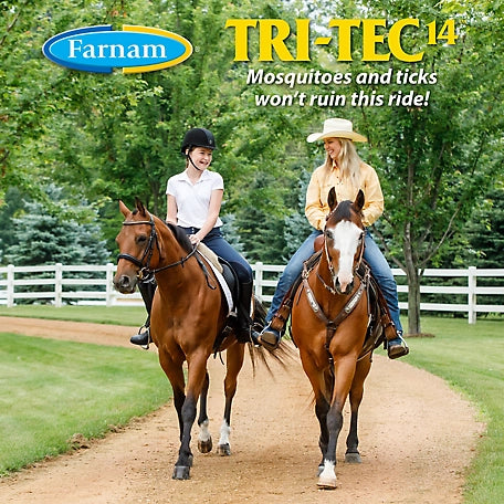 Farnam Tri-Tec 14 Fly Repellent for Horses, 1 gal.