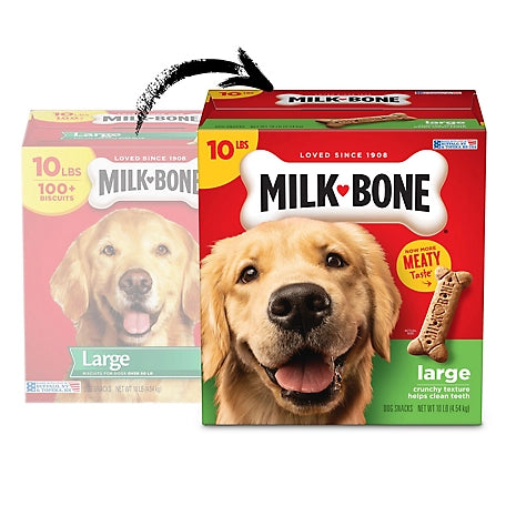 Milk-Bone Original Dog Biscuit Treats for Large Dogs, 10 lb.