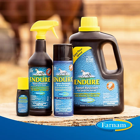 Farnam Endure Sweat-Resistant Fly Spray for Horses , 1 gal.