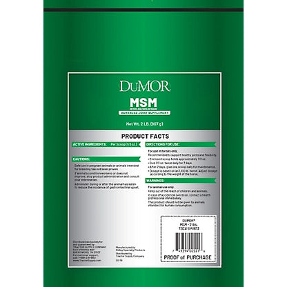 DuMOR MSM Joint Health Horse Supplement, 2 lb.