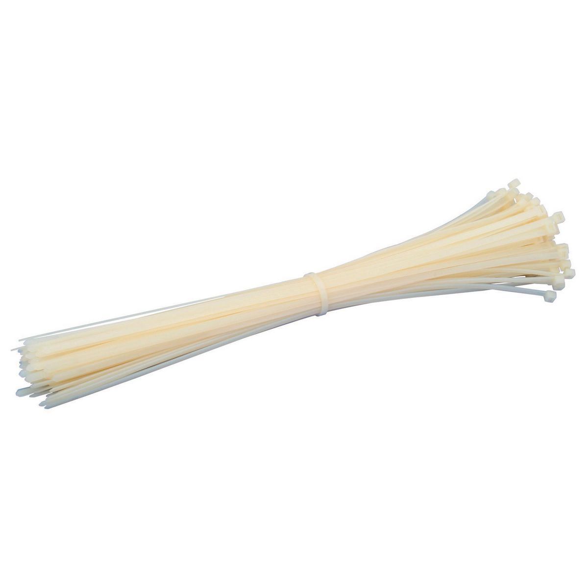 STOREHOUSE 15 in. White Cable Ties, 100-Pack