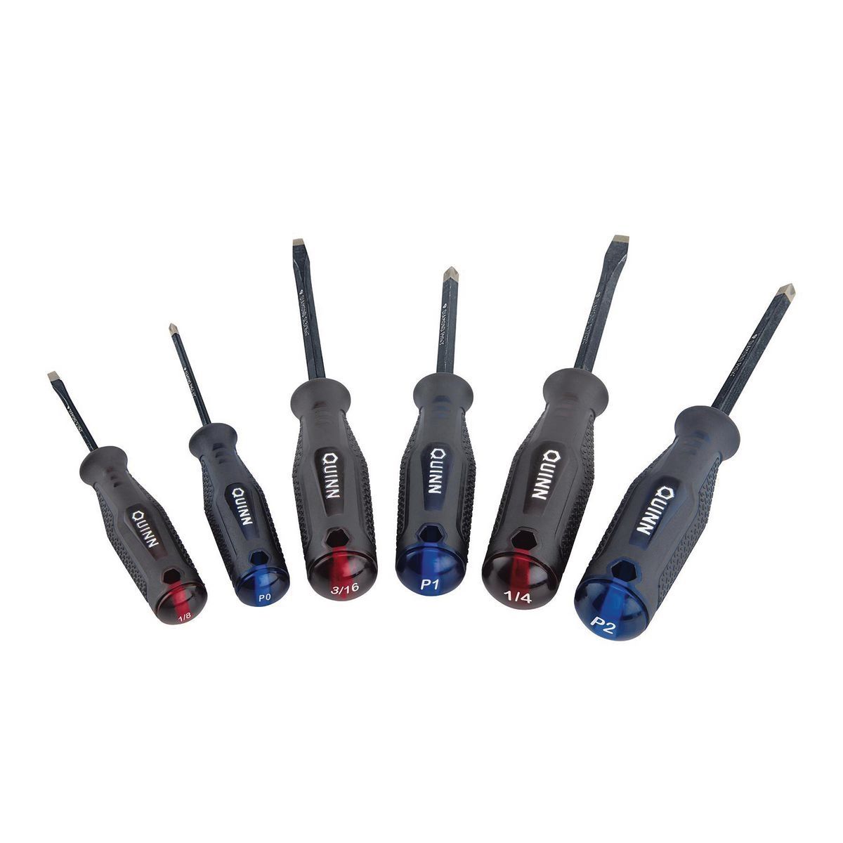 QUINN Diamond Tip Screwdrivers, 6-Piece