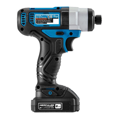 HERCULES  12V Cordless 1/4 in. Hex Compact Impact Driver - Tool Only