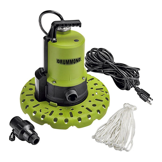 DRUMMOND 1/4 HP Worry-Free Automatic Submersible Utility Pump