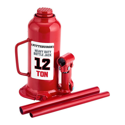 PITTSBURGH 12 Ton Hydraulic Bottle Jack