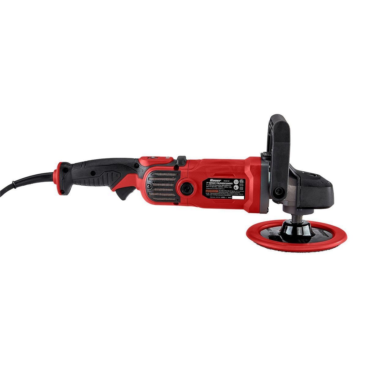 BAUER 12 Amp, 7 in. Variable Speed Rotary Polisher/Sander