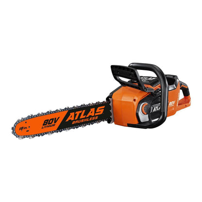 ATLAS 80V Brushless Cordless 18 in. Chainsaw - Tool Only