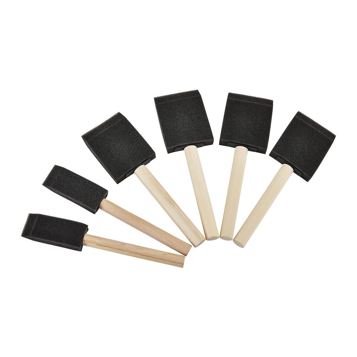 Foam Brush Kit, 6 Piece