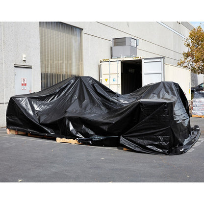 20 ft. x 30 ft. Silver and Black Extreme-Duty, Weather-Resistant Tarp