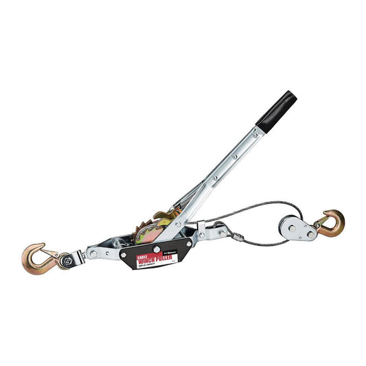 HAUL-MASTER 4000 lb., 2 Ton Capacity 10 ft. Cable Winch Puller