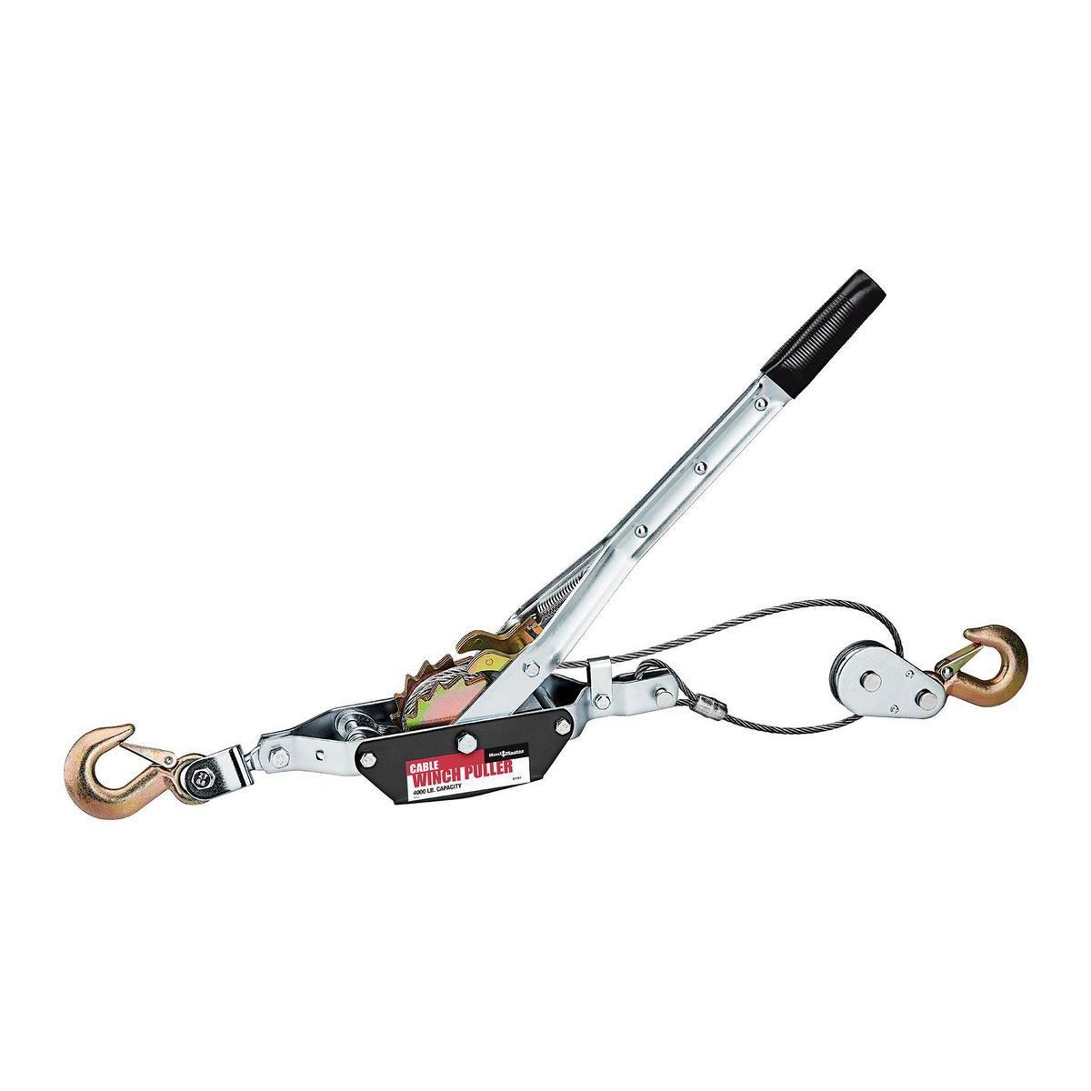 HAUL-MASTER 4000 lb., 2 Ton Capacity 10 ft. Cable Winch Puller