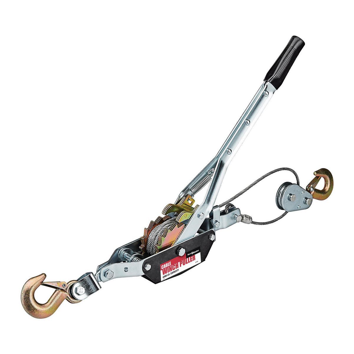 HAUL-MASTER 4000 lb., 2 Ton Capacity 10 ft. Cable Winch Puller