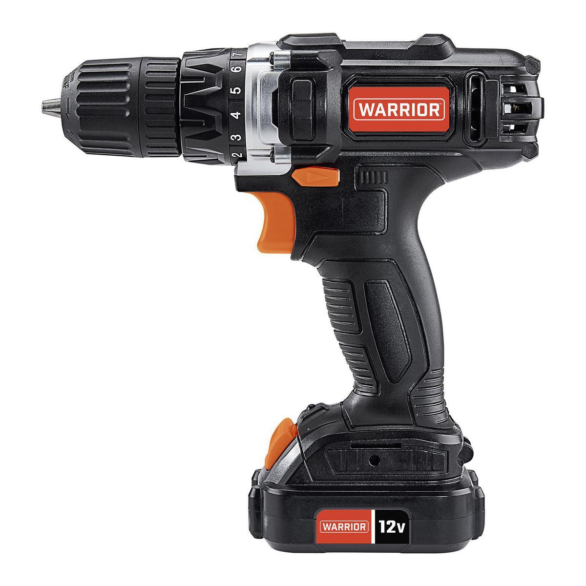 WARRIOR 12V Cordless 3/8 in. Drill Kit with Battery and Charger