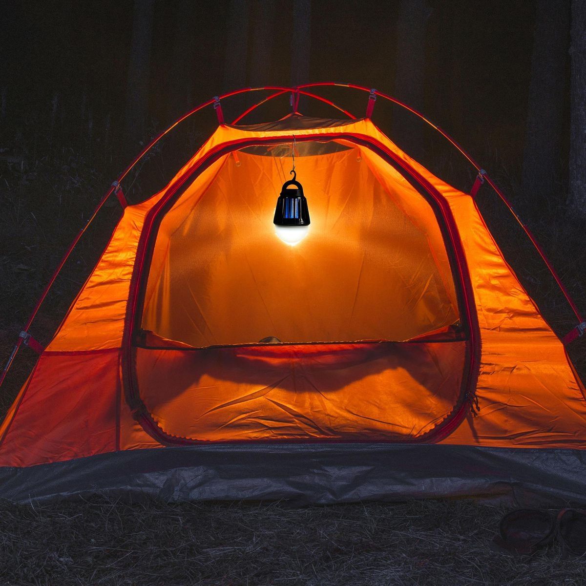 2-In-1 Rechargeable Camping Lantern and Bug Zapper