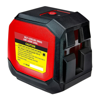 BAUER 30 ft. Self-Leveling Cross Line Laser Level