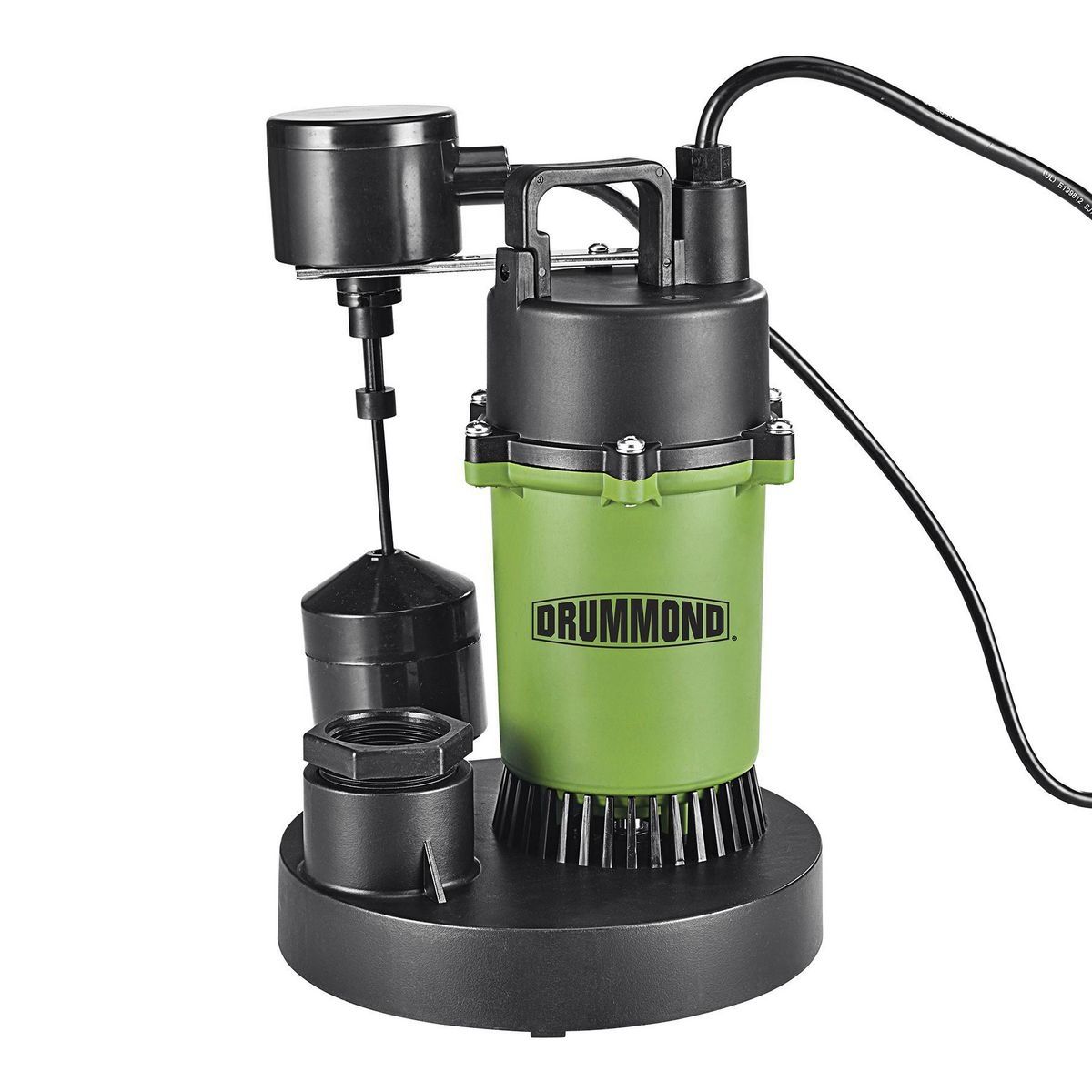 DRUMMOND 1/3 HP Submersible Sump Pump with Vertical Float 3400 GPH